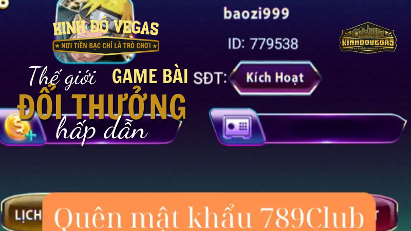 cách đổi mật khẩu 789club