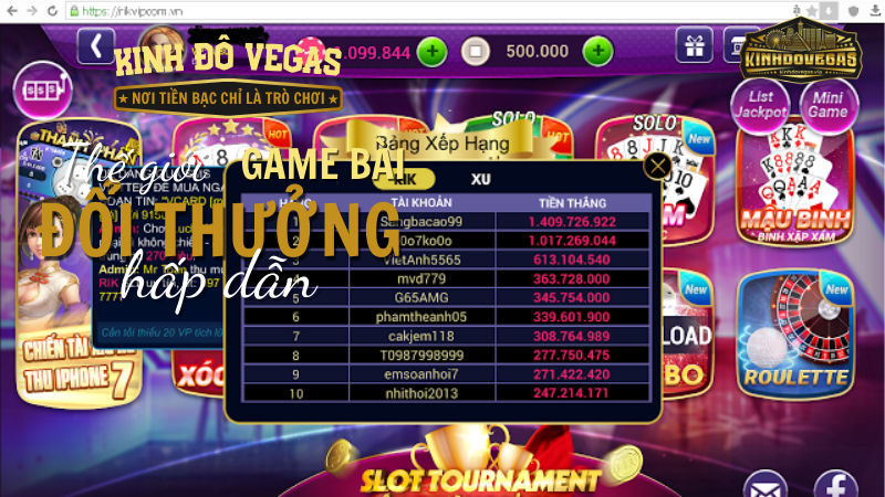 Cổng game Rikvip