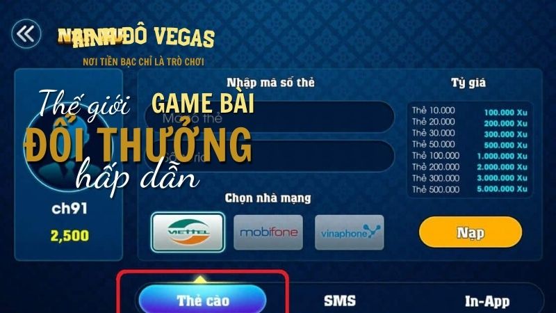 cách nạp tiền Rikvip