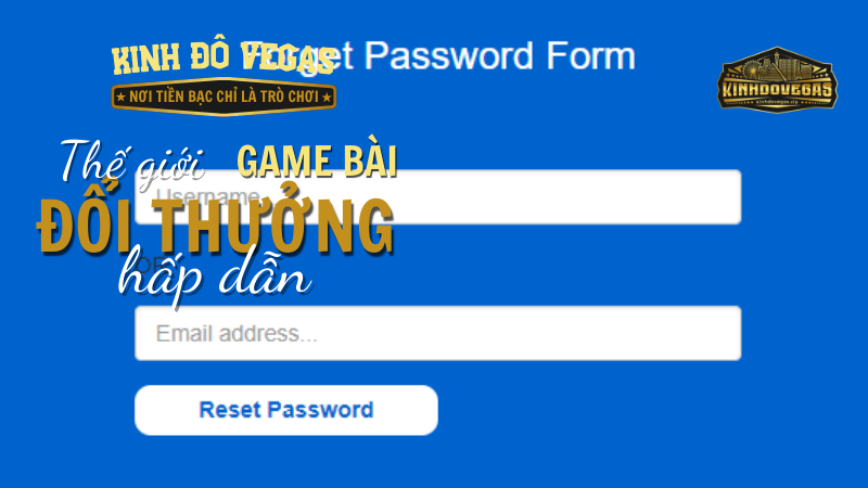 Cách lấy lại password khi bị quên