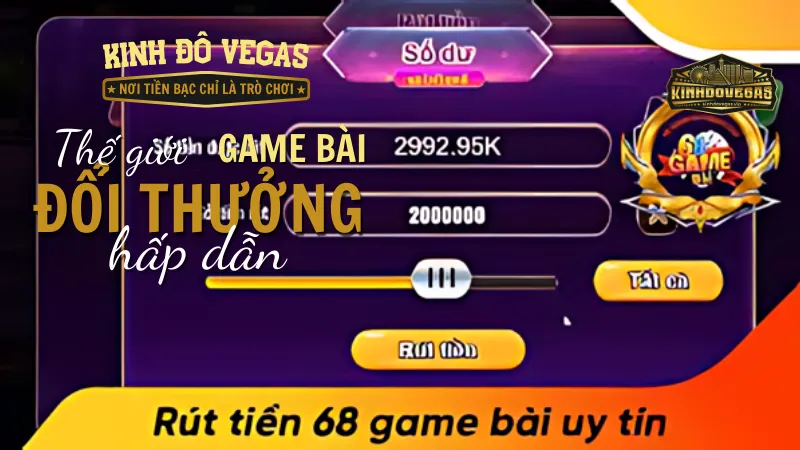 Quy trình rút tiền 68 Game Bài đơn giản, an toàn