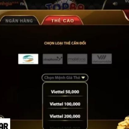 Cách Nạp Tiền Top88