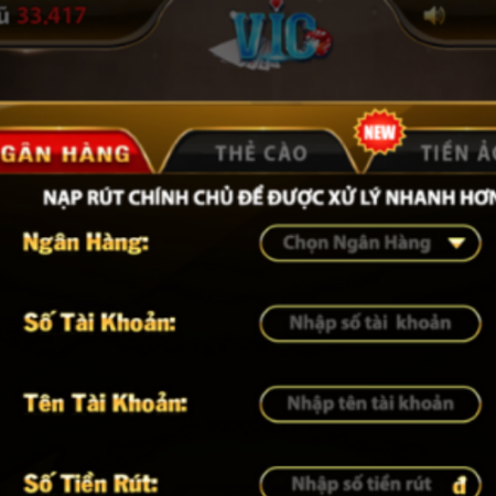 Cách Rút Tiền Vicwin