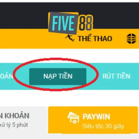 Cách Nạp Tiền Five88