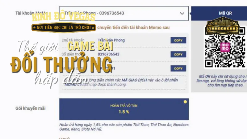 Cách nạp tiền Sky88 đa dạng các phương thức giao dịch