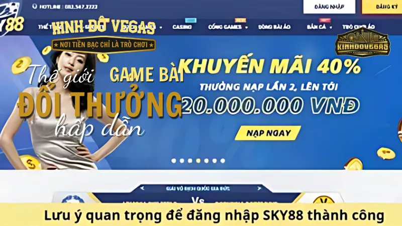 Khắc phục lỗi thường xuyên gặp khi đăng nhập vào Sky88